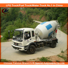 4X2 Small 4m3 Cement Mixer Truck 5m3 Concrete Mixer Truck